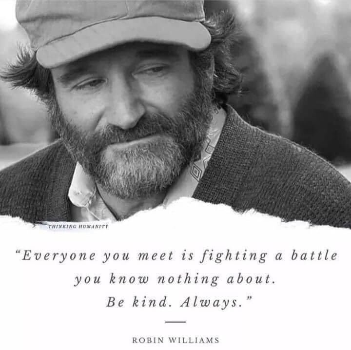 Just because someone doesn’t open up about what they are going through doesn’t mean they aren’t going through something. Always be kind ❤️