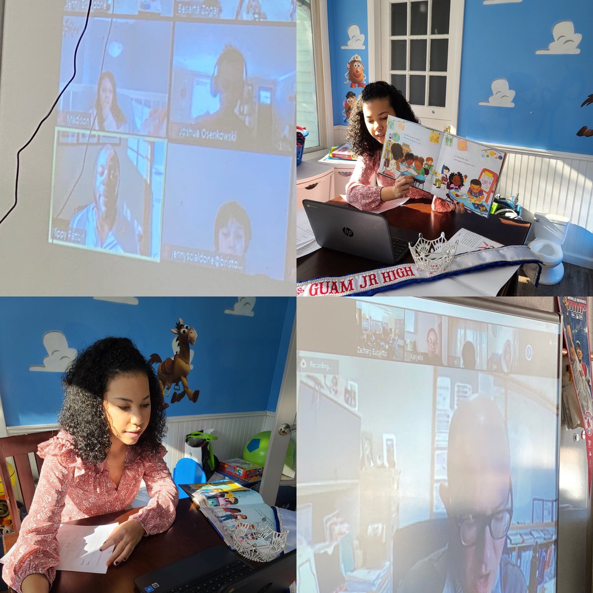 Having <a href="/ChippensHillMS/">ChippensHillMiddleSchool</a> student Peyton Troth and community leader @herdad07 share their love of reading, made students in grades 1 &amp; 4, smile! Our fourth graders even convinced Mr. Patton to join a book club with them; I’m looking forward to hearing their book choice! #IvyPRIDE ❤️