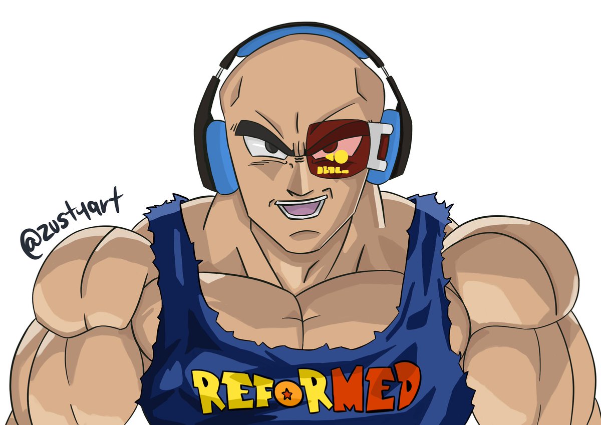 nickzusty's tweet photo. Drew @loltyler1 as a DBZ character https://t.co/4D03W1idJ5