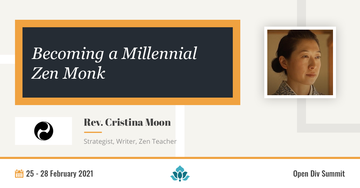 cmoon's tweet photo. I had the pleasure of being interviewed for the @OpenDiv Summit on my journey to becoming a Zen #MillennialMonk after graduating from @stanfordgsb. You can hear it on Spotify!
https://t.co/0QqT2XzBRs https://t.co/hfzOCbq2PU