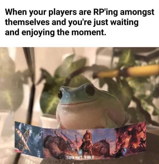 NotAnArchemage's tweet photo. @dreamyri @AllTimeEmma95 DM’s will be eternally happy when the players RP and they don’t have to do anything https://t.co/snRjRdqrSw