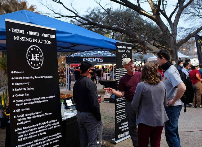 History_Flight's tweet photo. Thank you to all who attended Texas Fest & stopped by the #HistoryFlight booth! It was our honor to give our MIA's recognition on the hallowed ground that saw so many patriots lose their lives 185 years ago. Stay tuned for more great things with our partnership with @Gruntstyle. https://t.co/yuTvFDfHDG
