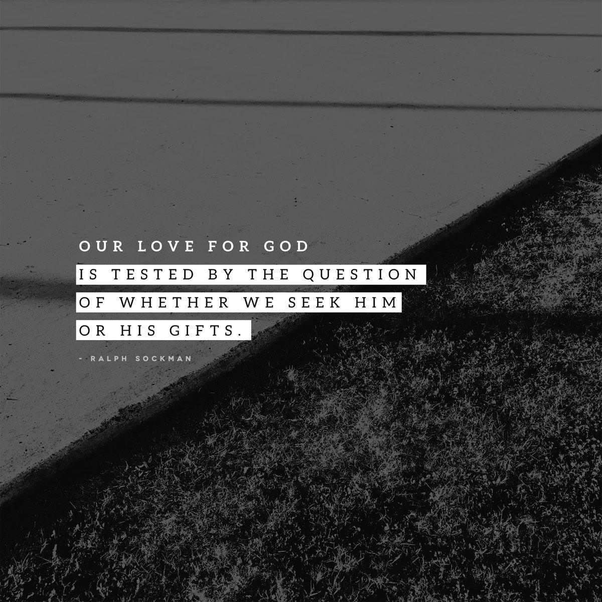 Choose the Giver over the gift.

#HermitageHills