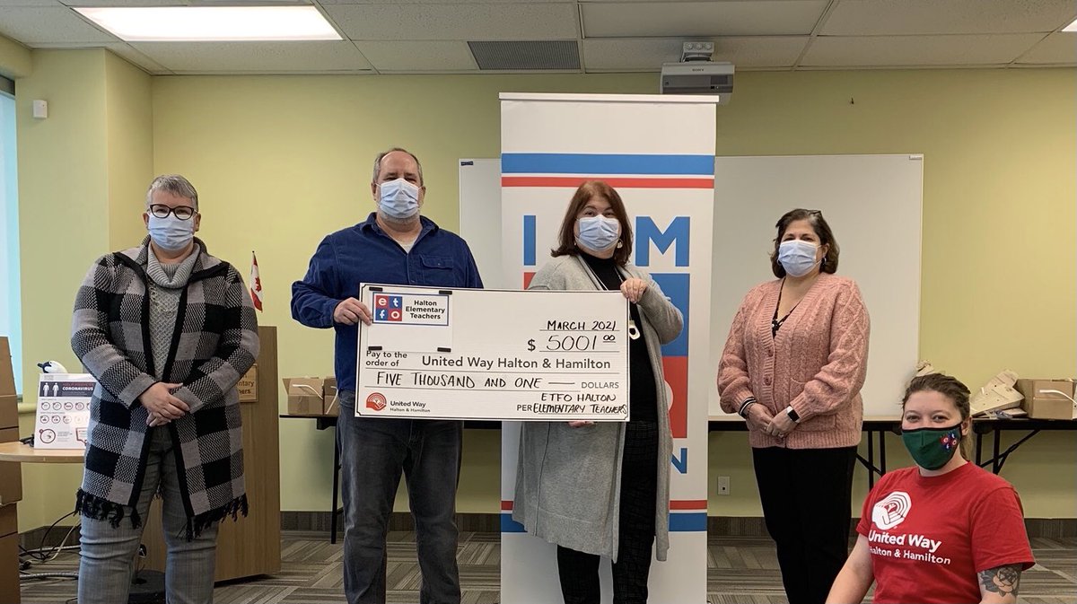 A tremendous THANK YOU to the amazing @IAMETFOHalton and it’s members for generously supporting our community in this crisis! Thank you educators for being strong pillars during these difficult times...THANK YOU!!