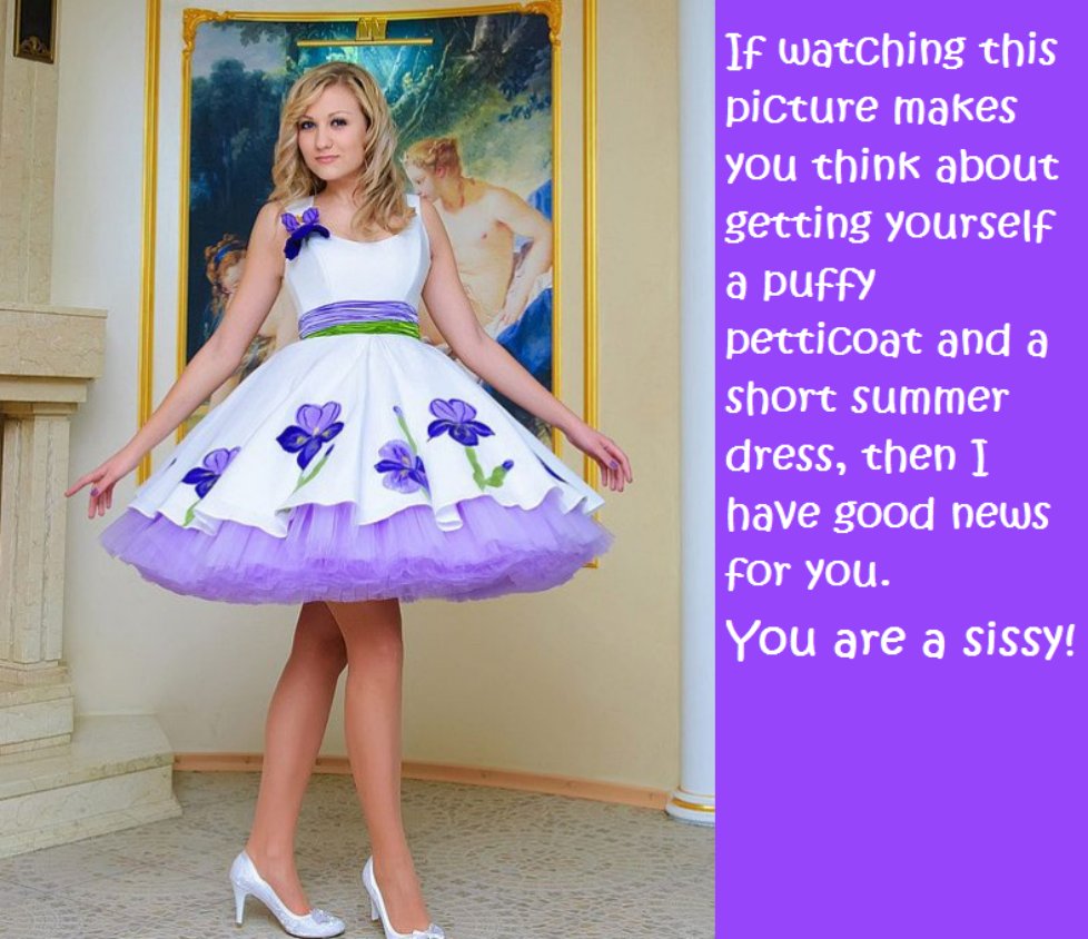 #sissy captions.