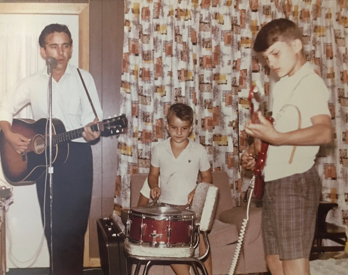 happy birthday wayne scott here we are in the mid 1960s i am on the kitchen chair snare