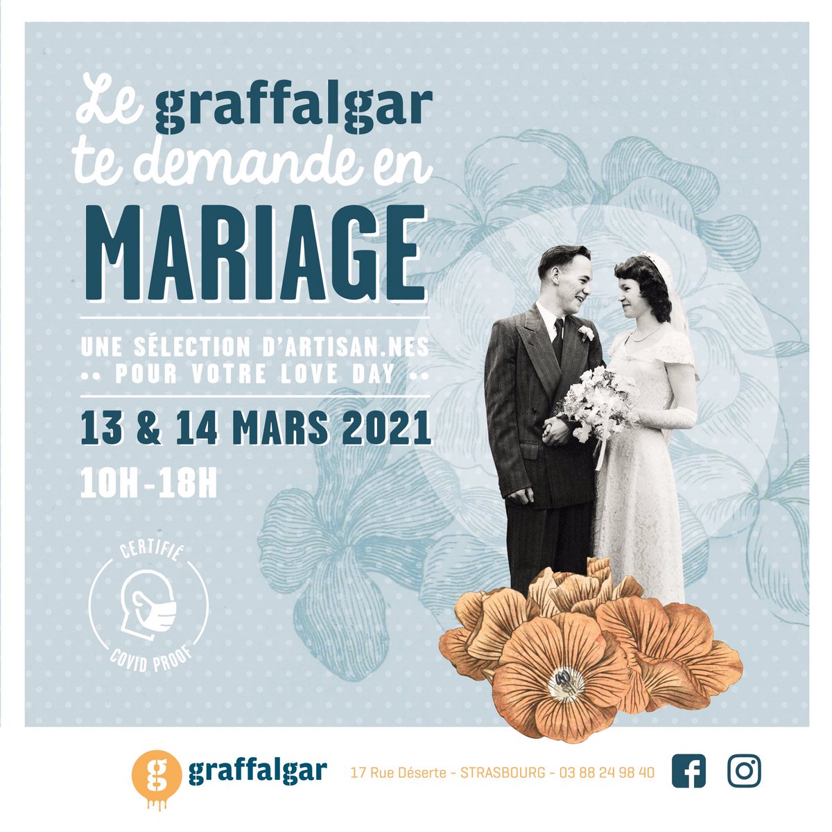 Une ode au mariage made in #graffalgar avec une sélection pêchue d’artisan.nes 
#hotel #Strasbourg #Mariage