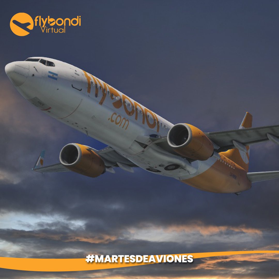 FlybondiV's tweet photo. Martes! 🛩
.
.
#martesdeaviones #flybondi #flybondivirtual #fsxsteam #fsx #pd3 #xplane #xplane11 #mfs2020 https://t.co/59sNrVF0KQ