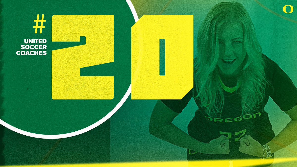 OregonSoccer's tweet photo. Ranked in the top 20 for the first time in program history.

#GoDucks https://t.co/QXC1pIMNw9