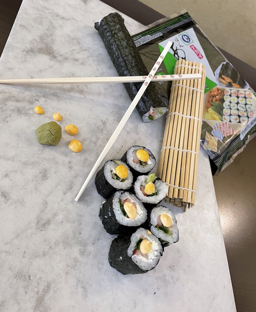 dstanner2's tweet photo. Our residents got enjoy Chef’s Circle today @MillPondHC. An extension to #TrilogyTraditionsAsia was a Sushi Demonstration.Some of our residents had never tried Sushi and was thrilled for the opportunity.Thanks for your help @fletch42088 @RachieFrye @nolafoodguy @crutchfield_bri https://t.co/wm84PrFvuK