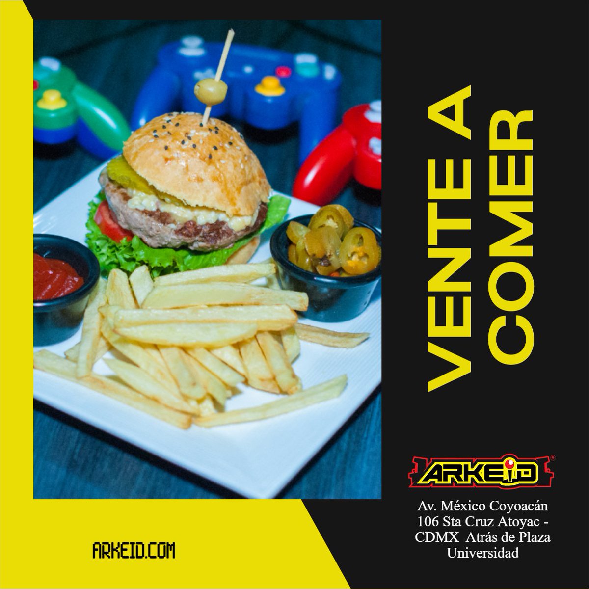 Hey, listen! 
Ya abrimos y te estamos esperando para que disfrutes de la mejor comida y la experiencia retro que tanto amas, con todas las medidas sanitarias.