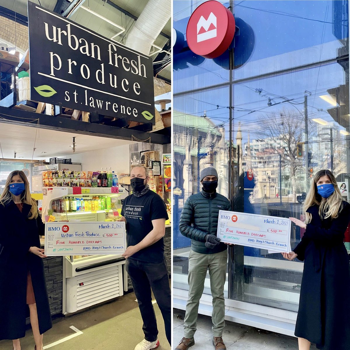 Congratulations to this week’s winners of <a href="/OldTownToronto/">Old Town Toronto</a> Shop2Win Contest sponsored by <a href="/BMO/">BMO</a> King &amp; Church Branch 💙 Shop local Feb 8 - Apr 4 for your chance to win and support local business 💙 
For details visit:
shopott2win.com