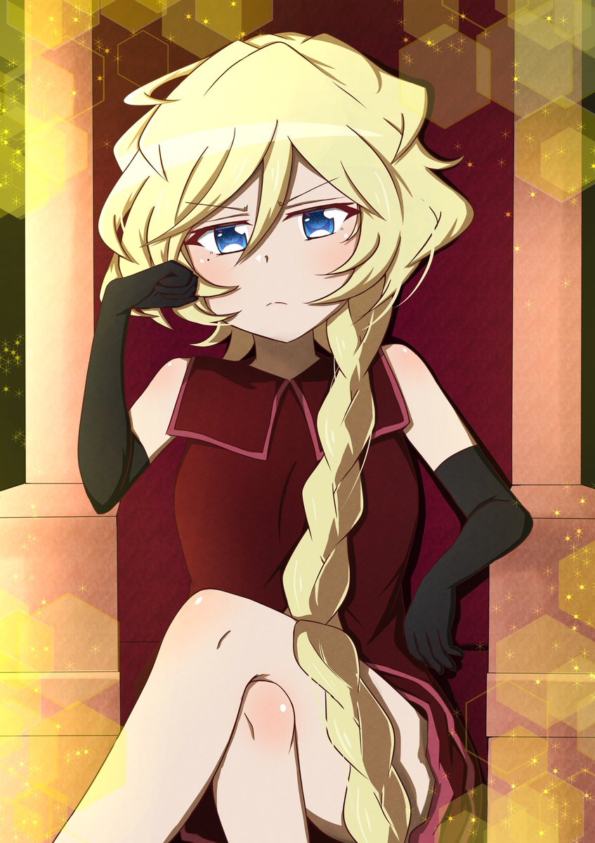 キャロル マールス ディーンハイム生誕祭21 キャロルちゃん過去絵でおめで 柊まるけー のイラスト