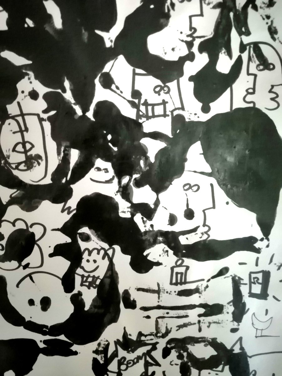 conradbo's tweet image. Superblur Doodleism #doodleism #superblurart #superstrokeart #pollockfication #calculatedchaos #calculatedchaosart #antisingularitytheory #singularityart #conradbo