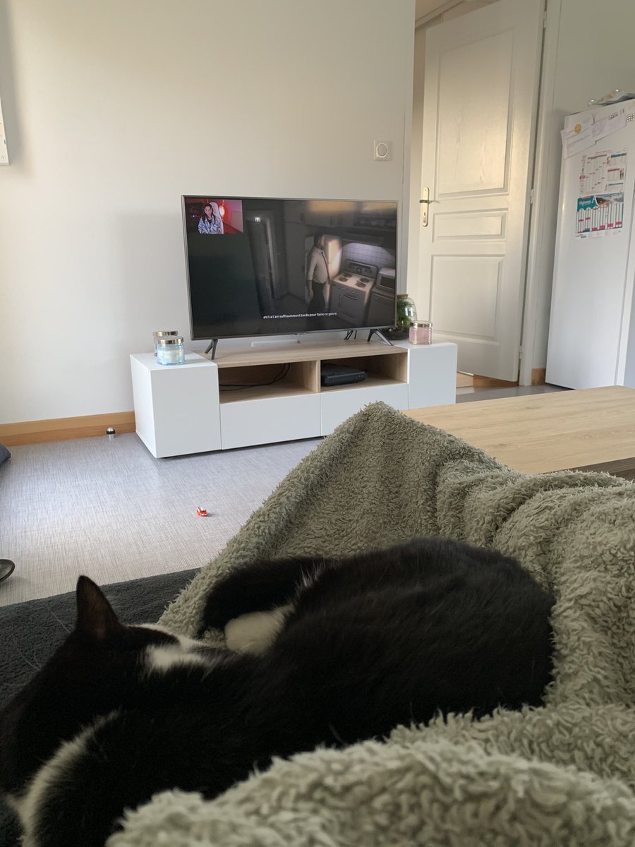 deborah_alexa09's tweet photo. Aujourd’hui c’était rediff du live de vendredi avec la fin d’Heavy Rain ! La fin presque parfait, GG @Horia ! Toujours en compagnie du fidèle chat et du plaid 😂 par contre, j’ai commencé il faisait bien jour, maintenant il faut bien nuit ! 😂 https://t.co/N8jAWCVhlo