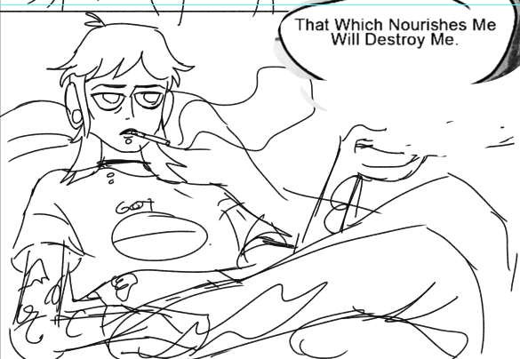 always giving my hot goth the best lines. #EdenII 