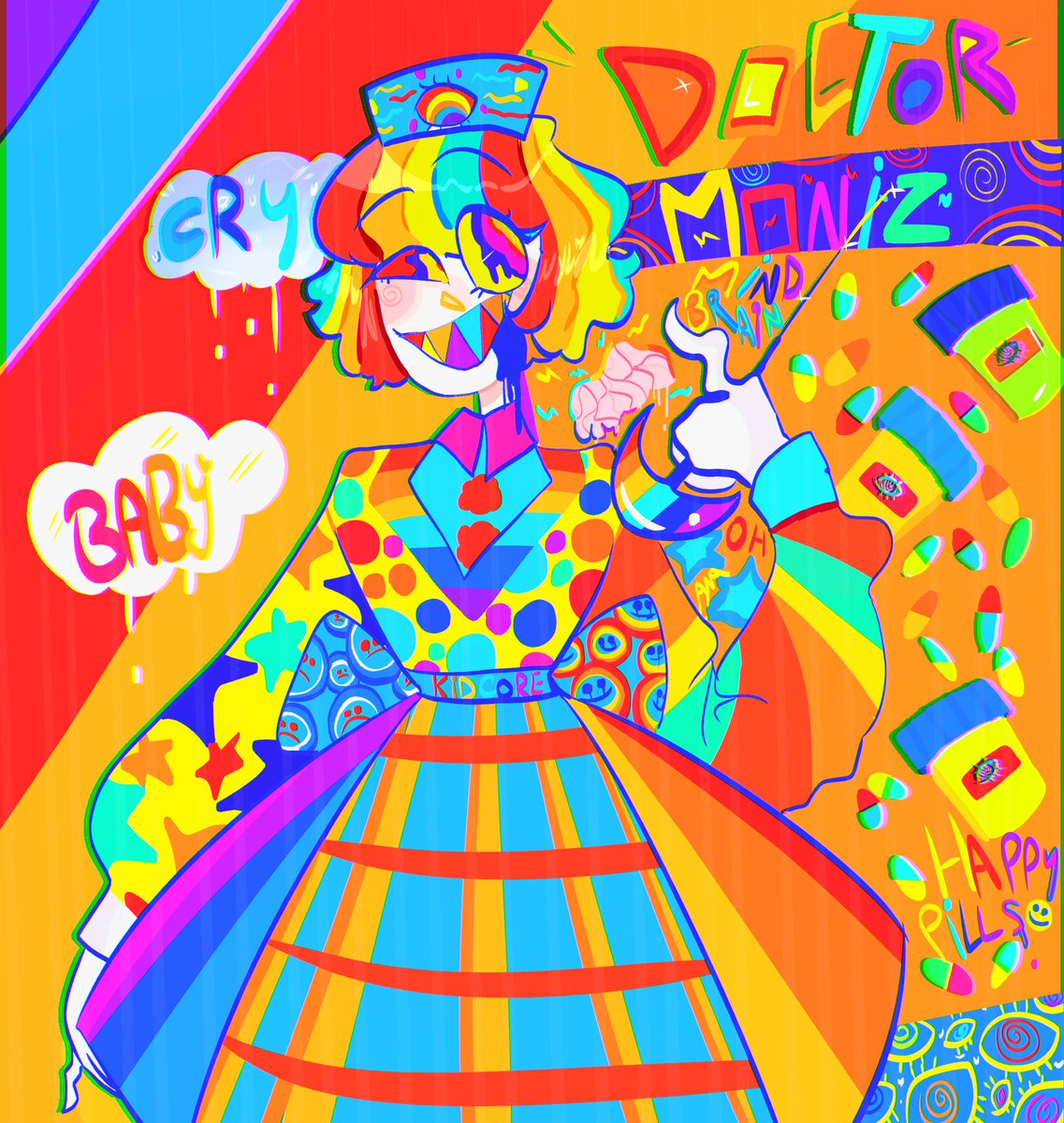 kokadejamaica's tweet photo. #arte #ilustracion #kokadejamaica
#ocart #kidcore #eyestrain #eyestraintw #myart #Glitch #GlitchArt #originalcharacter #myocs #artecolorido https://t.co/Pfbvv3NckW
