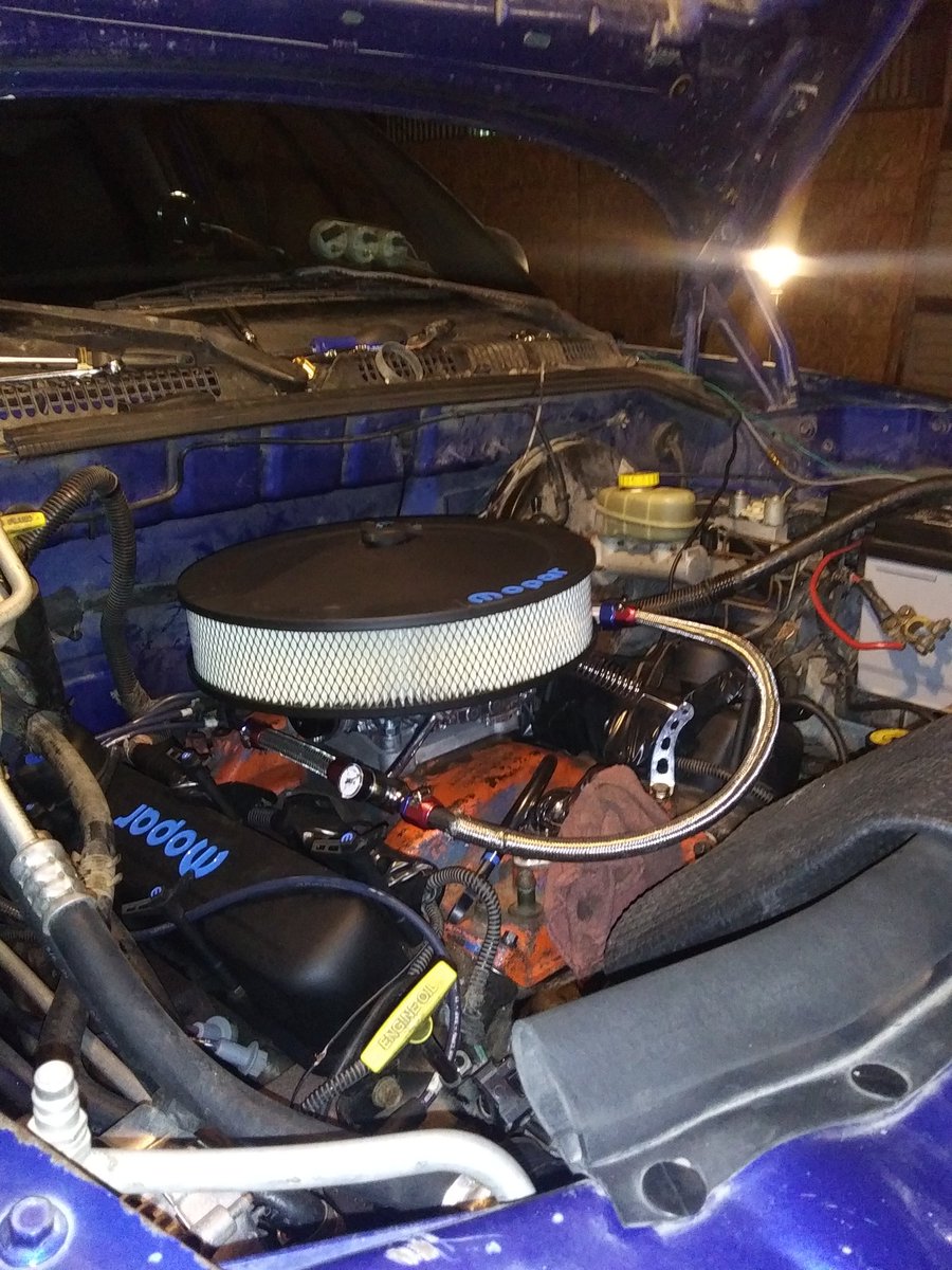 Happy Tuesday from the shop! The Beast and the 670 <a href="/ProformParts/">PROFORM Performance</a> carb is hooked up! One step closer to test and tune on the stroker torque monster 318 turned into 340