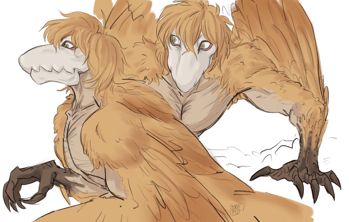 I just wanted to draw big bird Titan (AOT MANGA SPOILERS) 