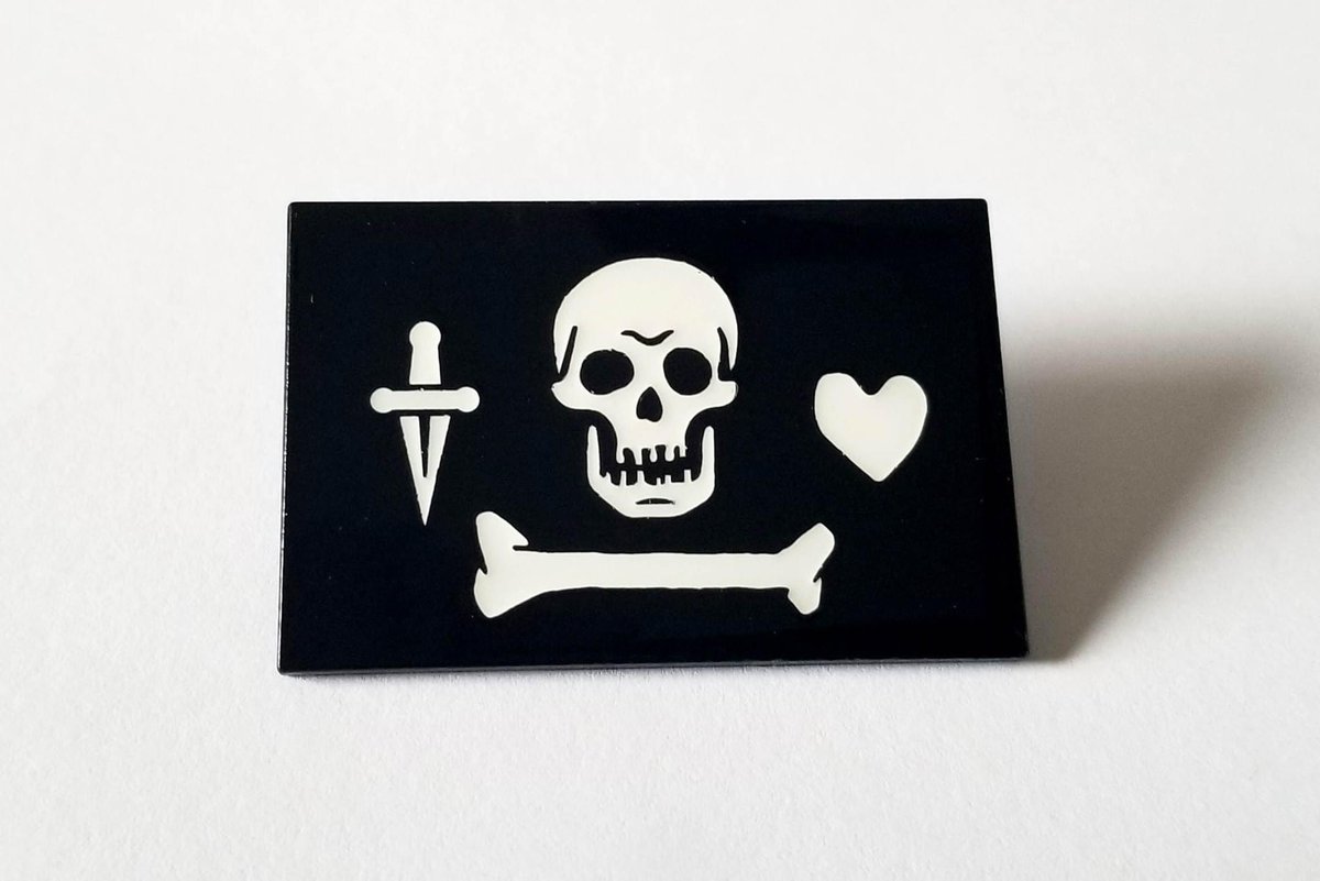 StrixPublishing's tweet photo. Raise the black flag with our newly released line of historical pirate flag pins in soft enamel. Available now. 

https://t.co/7P5o0jW9Kl https://t.co/zOCDOn0uat