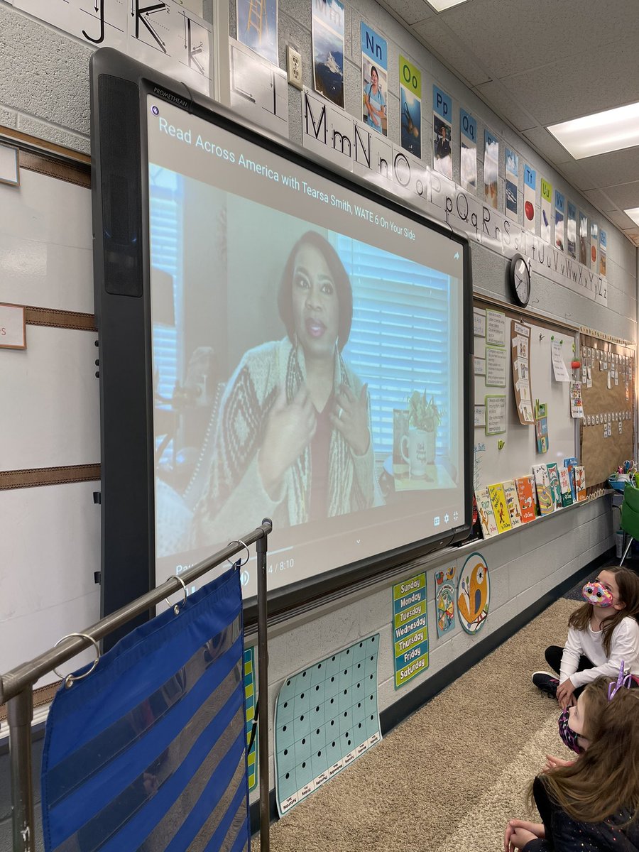 Mrs_Cooks_Class's tweet image. Thank you @TearsaSmith for your read aloud for #ReadAcrossAmericaDay! Ritta elementary school Kindergarten appreciated it!
