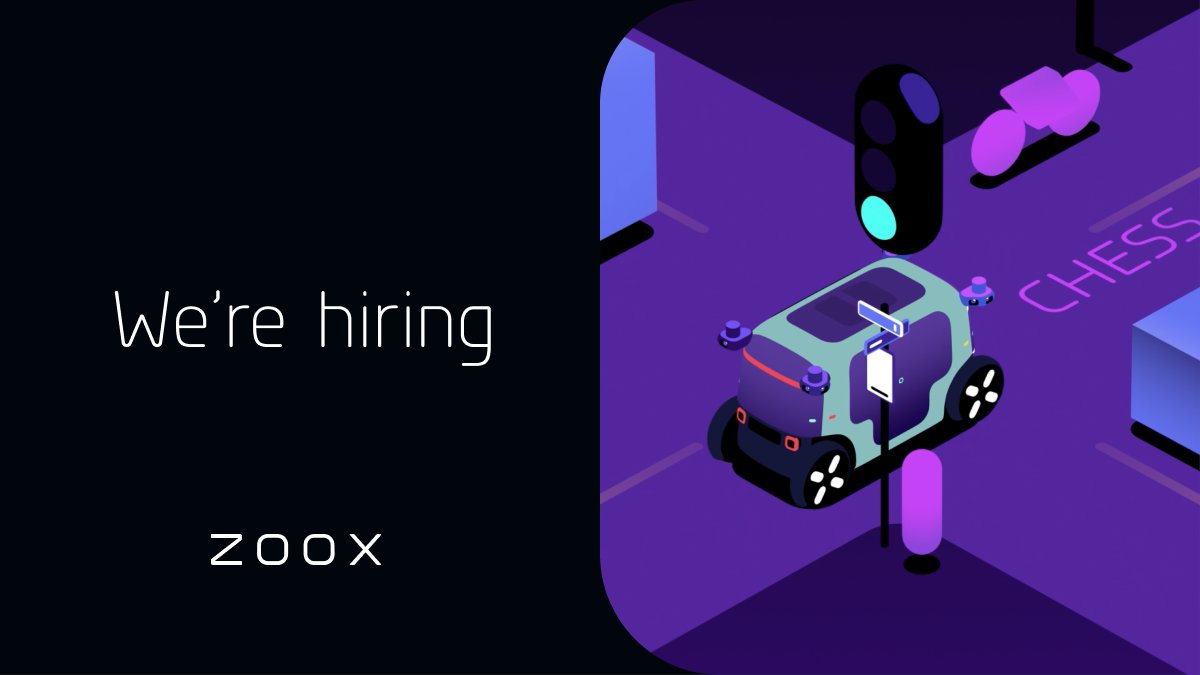 We’re hiring across various departments with open positions in software, advanced hardware engineering, IT, fleet operations, manufacturing, and vehicle development. Check out all the opportunities here: zoox.com/careers/