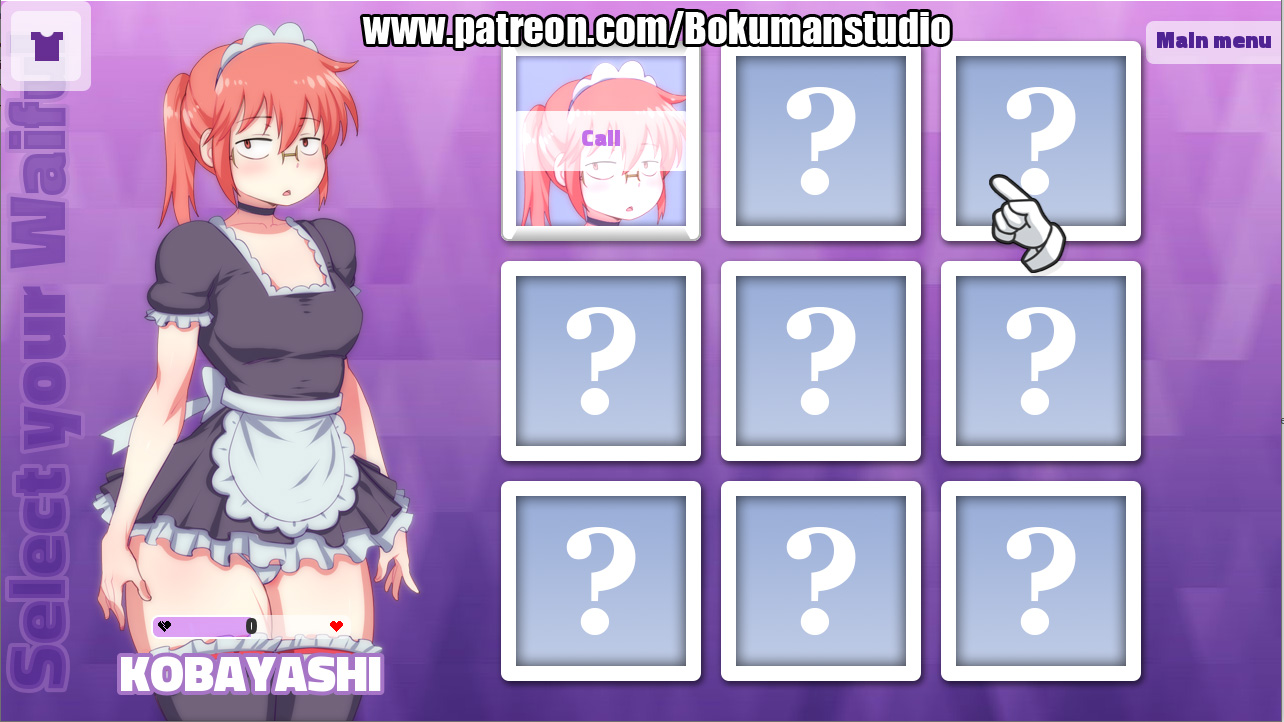 “KOBAYASHI will be available on WAIFU HUB season 4!!!! 
On next pat...