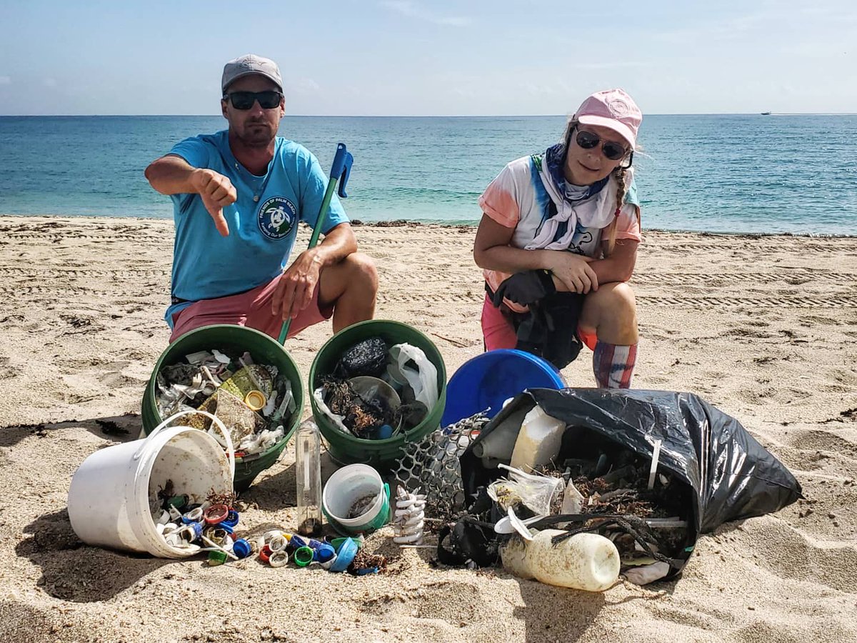 FriendsofPB_'s tweet image. Got the beach clean UP -  on a Tuesday‼️
Today's haul brought in over 3300 items and 135 lbs. 
Mostly plastics discharged by the tide. 
We can all do something! 
#plasticrefuse #oceanplastic  #plasticbeach #protectparadise #floridaliving #twohands #plasticsucks #plasticpollutes
