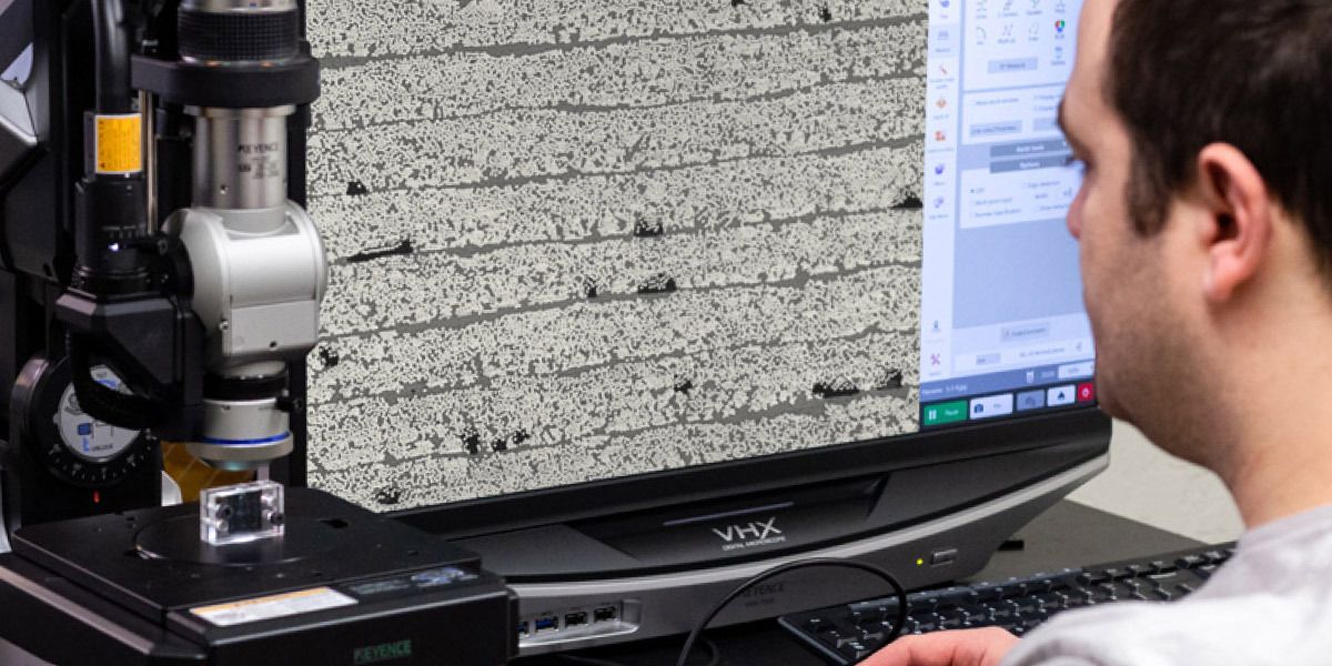 CF3DPrinting's tweet photo. Our #engineers use optical microscopy to rapidly generate quantitative data including Fiber Volume Fraction (FVF), void content, tow width, spacing between tows, surface finish, and fiber/resin saturation.
Our #CF3D technology has achieved over 60% FVF with less than 2% voids. https://t.co/6HuYBUGLkE