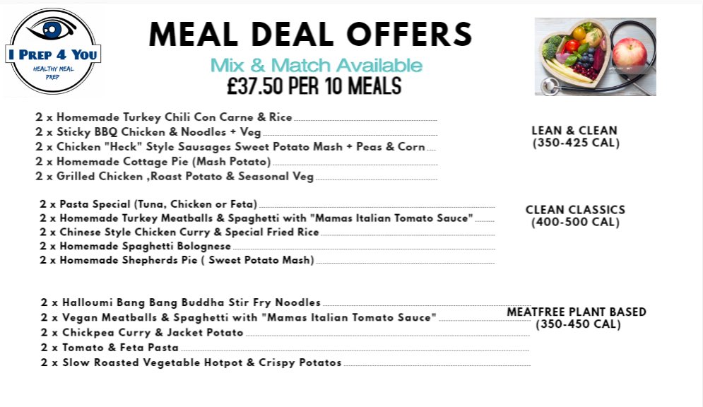 Iprep4Y's tweet photo. Menus #iprep4you #blackpoolmealprep https://t.co/ZfKBxCJkgm