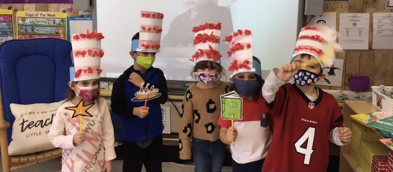 JessicaMonacoNB's tweet photo. Pre-K had so much fun celebrating Dr. Seuss’s birthday! #nbtweets #peqpantherpride https://t.co/P9RaVdFuFv