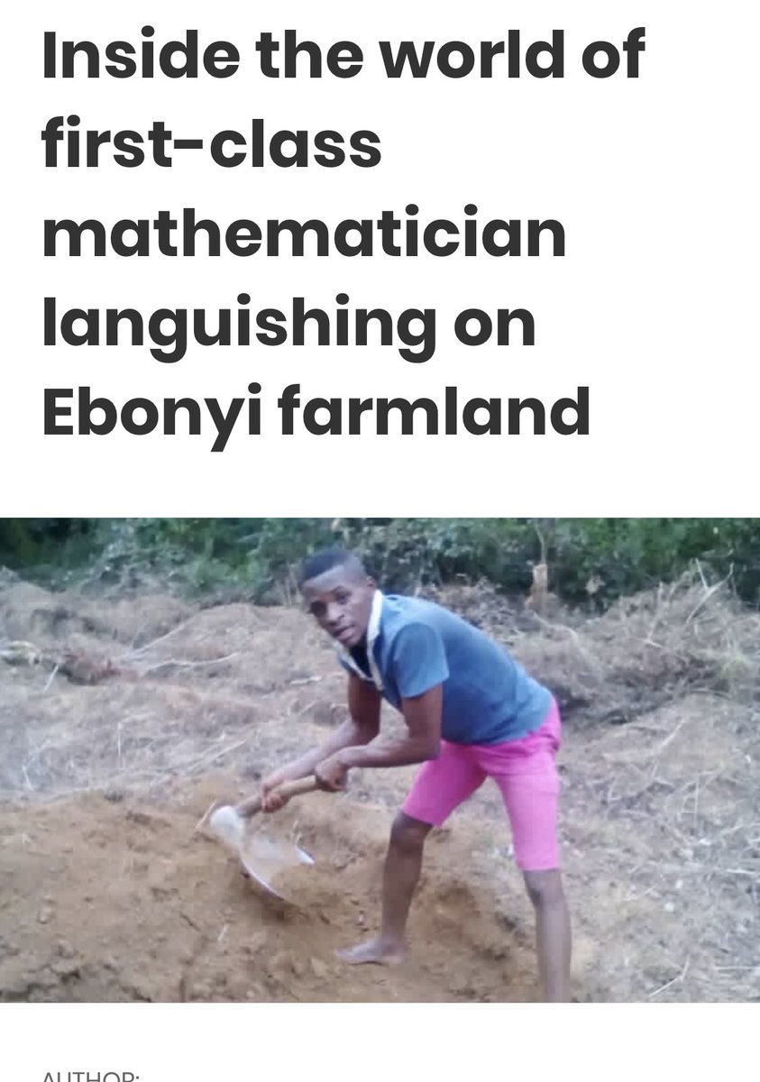 SirJarus's tweet photo. From Ebonyi farm (now headed) to Texas for PhD Math (Msc skipped for him) fully funded by the school
All within 4 mths of discovering this raw gold
We pray this will be the beginning of economic turnaround of his family.
Thanks to Dr @MTforChange for discovering this talent https://t.co/vNcTwL6GOG