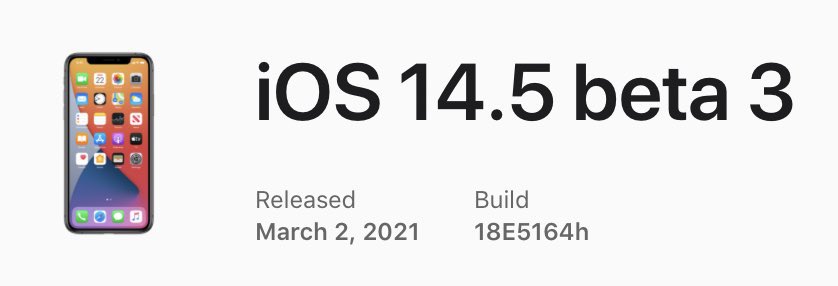 widgetup's tweet image. iOS 14.5 Beta 3 yayınlandı!
#iOS145beta3