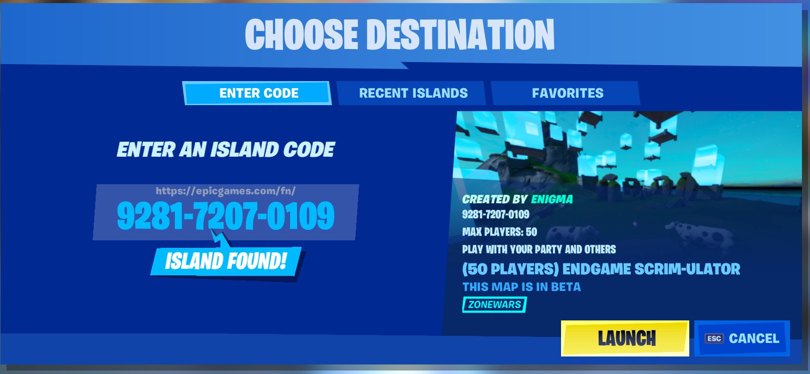Enigma Alright Attempt 2 Of The Nae 50 Player Zone Wars Test Different Map With Normal Zones And Comp Loot Share W Friends Let S Get To 50 People To Join