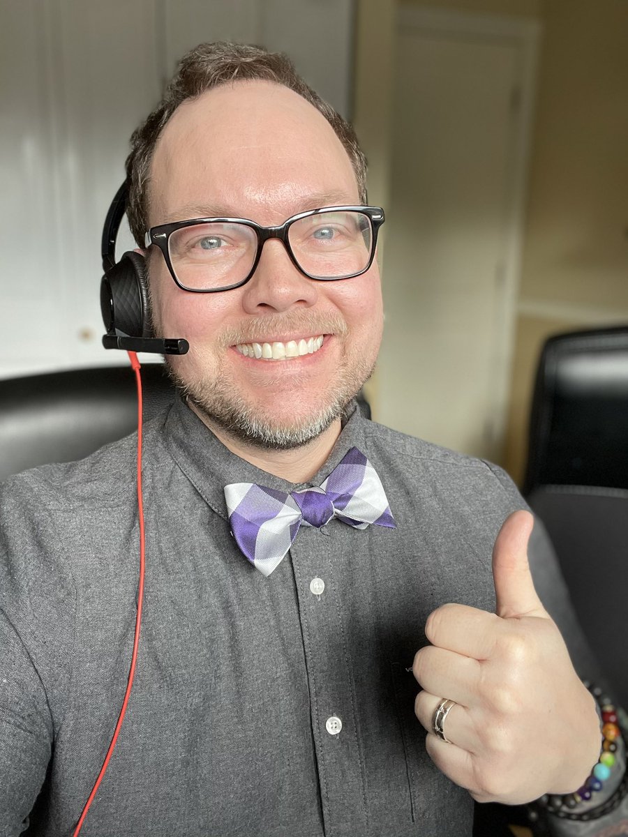 jeffwhitney's tweet photo. Had an awesome opportunity to meet with the Prepaid Planning &amp; Execution Team to present our internal T-Action frontline feedback site. Thought I’d share my purple bow tie too. #BeHeard #TAction #BowTiesAreCool @TMobile @MetroByTMobile @crowdicity https://t.co/9qPtsDzzr2