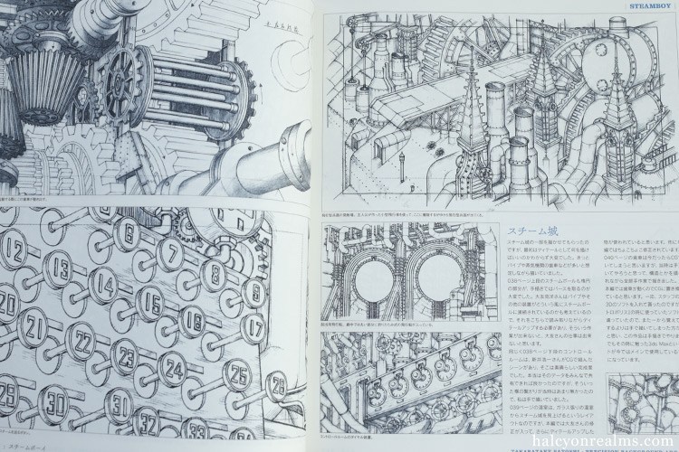 ICYMI - The intricate precision background art drawings of Takabatake Satoshi, featuring work from anime like Metropolis, Steamboy, Freedom & Dorohedoro 高畠聡アニメーション精密背景原図集 - https://t.co/W3RmNNiuAD

#artbook #anime #animation #backgroundart #高畠聡 