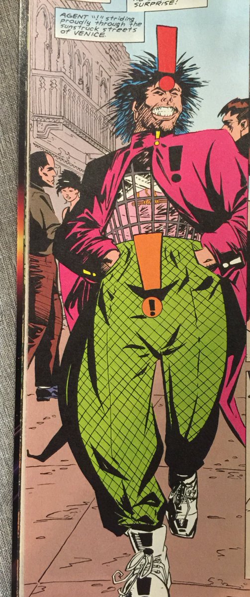 I’m constantly amazed by the character design on this book. I assume that’s all Richard Case. Honestly, he out-weirds Morrison, or at least meets him halfway with some of this. And it just feels so fresh. I wish more comics were this brave.