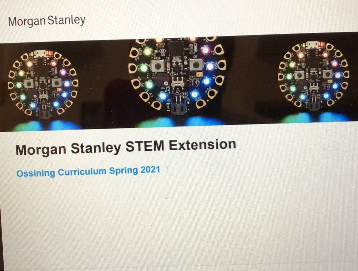 psherman4's tweet photo. Our partnership with @MorganStanley is off to a great start! Students are getting introductions to a new coding device with their mentors! 🤖 @OssiningSchools https://t.co/XQknyqkOYk
