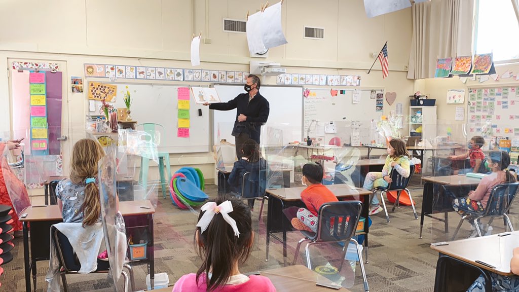 It’s #ReadAcrossAmericaDay and it was great to be back in the classroom with these 1st graders!!
CA is:
- Providing $6.6 billion for schools to get kids back in class
- Setting aside 10% of vaccines for school staff
Let’s get our kids back in class quickly and safely. https://t.co/XMBHJALK9c