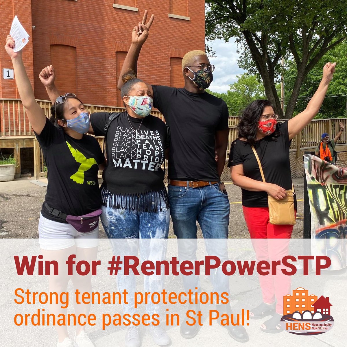 Last summer renters in Saint Paul were able to organize and pass amazing Tenant Protections! New policies surrounding:

-Tenant Screening
-Security Deposits 
-Just Cause Notice
-Advance Notice

Went into effect YESTERDAY (3/1) Read more about it here: 
stpaul.gov/departments/ma…