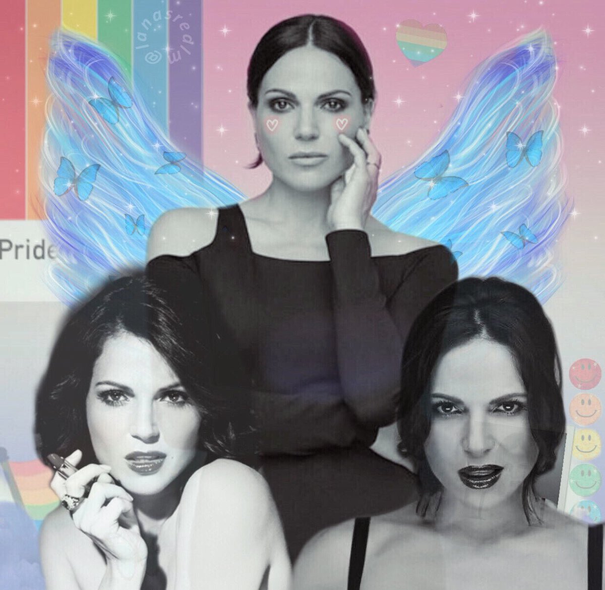 sannep24's tweet photo. Keep it equal👑🤍🌈🤟🏻 #keepitregal #keepitequal #evilregals #pride #lgbtq @LanaParrilla https://t.co/yHFkfD4fkF