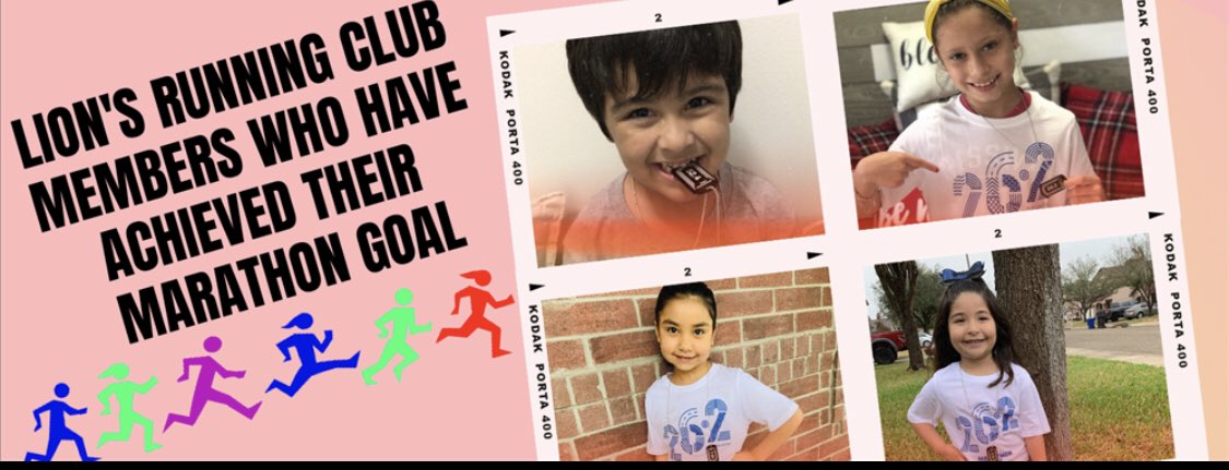 PSJAPE's tweet photo. Congratulations to these hard working students from Santos Livas Elementary! These Running Club members have achieved their goal for this 2020-21 school year. Go Lions! #PSJAProud #PSJAFamily #psjastrong https://t.co/nCYfiQ52Ic