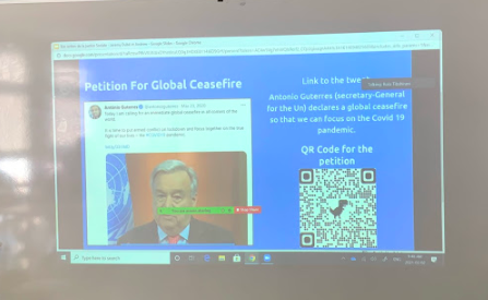 rolat's tweet photo. Today we met with UAE from @RyanIntlGrp Sharing #goalsproject2021 The interconnections of #SDGs &amp; Ss social justice actions. Thanks for the connection with Gr8  Ss from @StFXOCSB  #ocsbBeCommunity #ocsb https://t.co/M6SpXi6SHq