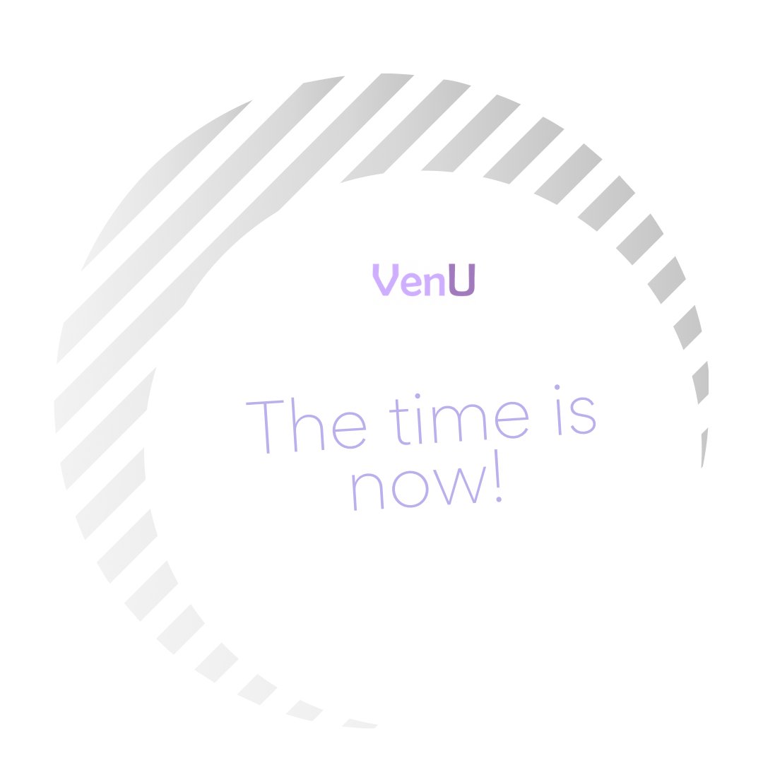 The time is now! Sign up to VenU to prepare for the return to normal. #VenU #venue #event #signup