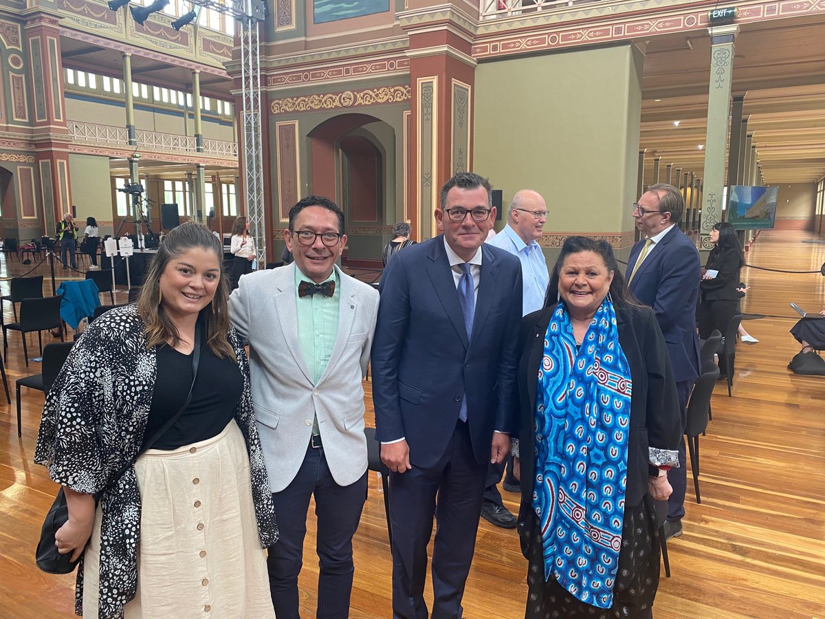 Yesterday along with <a href="/VACCHO_org/">VACCHO</a> colleagues Mikaela Egan and Craig Holloway, I had a yarn with <a href="/DanielAndrewsMP/">Dan Andrews</a> at the release of the Royal Commission’s Final Report into Victoria’s Mental Health System. 
The final Report can be found at rcvmhs.vic.gov.au