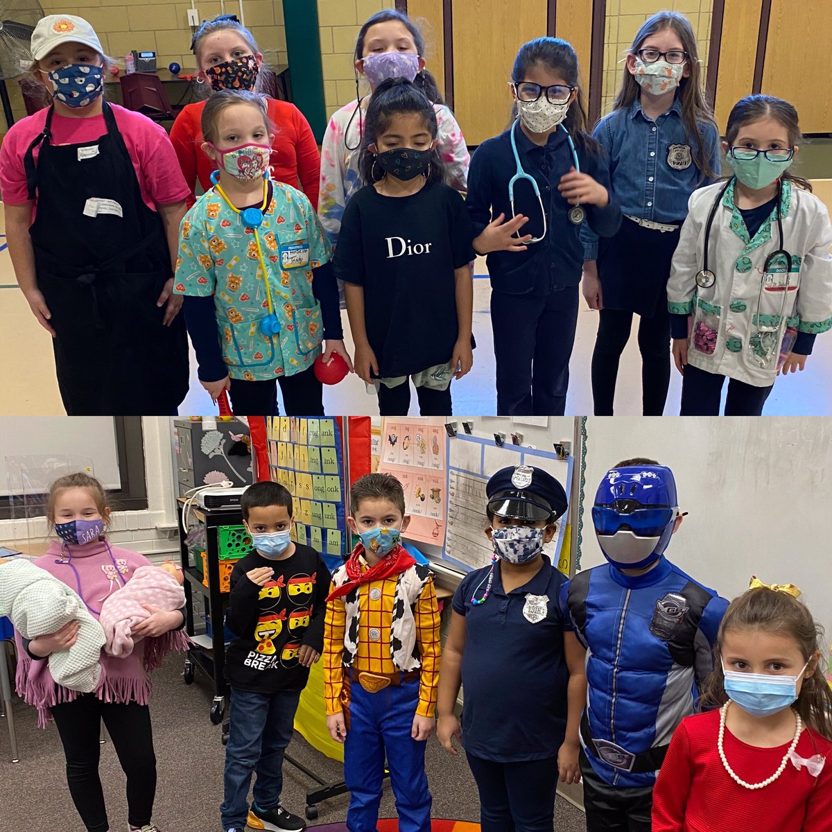 Tuttle students dress up as their future selves! #tuttleaspirations #tuttlefamily