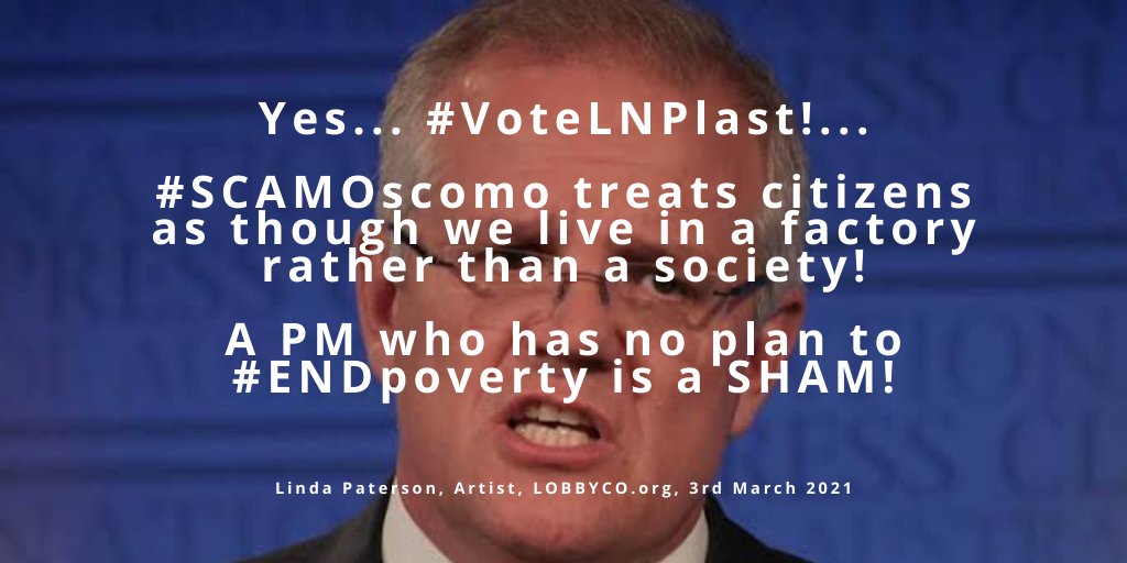 lobbycoorg's tweet photo. #MARCH4JUSTICE!
#CABINETminister!
#550aWeekPovertyLine = #ENDpoverty = #DebtFreeCommunityMoney = #80aDAY!
#SCAMOscomo = #VoteLNPlast!...
@abc730 
@4corners https://t.co/dr7iDZuVhj