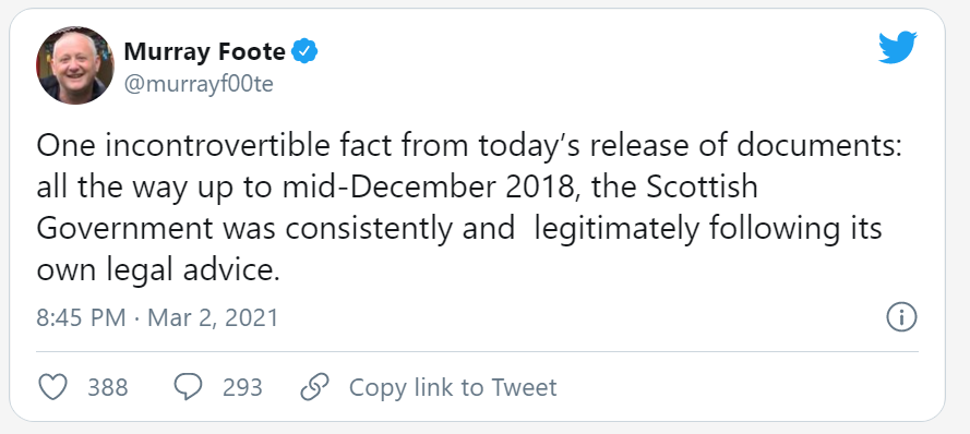 Hilarious.

This is up there with the: "Derek Mackay never texted any schoolboys until August 2019", defence. 

🤦‍♂️🤦‍♂️🤦‍♂️