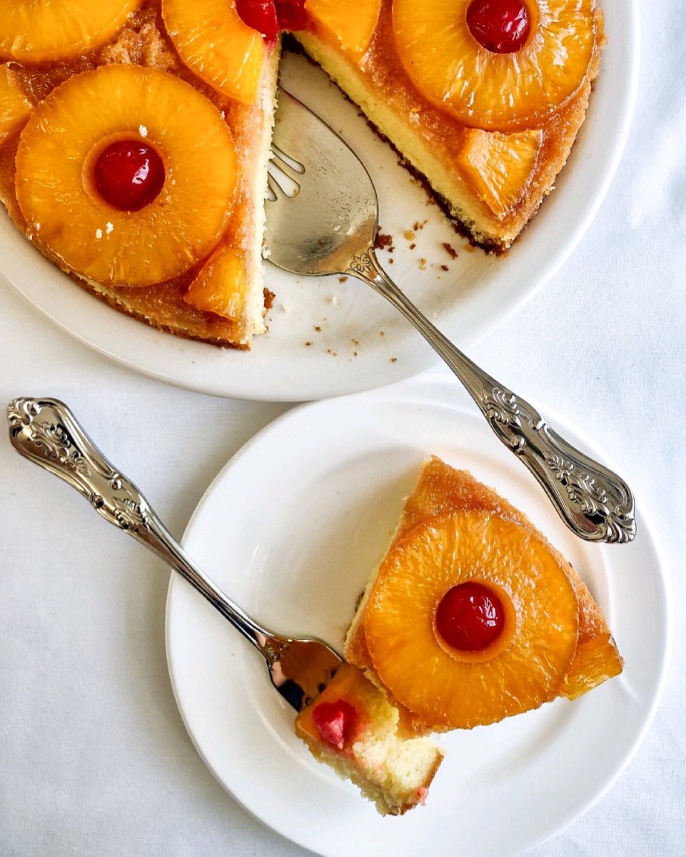 LibertyTabletop's tweet photo. Anyone up for a slice of cake? 🍰 We sure are! 😋 Especially when the recipe is from the one and only @swtlifeofabaker! This Pineapple Upside Down Cake 🍍 is the perfect sweet treat to brighten ☀️ your day! Get the recipe now! https://t.co/phpNVRzvPC
📸: @swtlifeofabaker https://t.co/nHUoBNBTS5