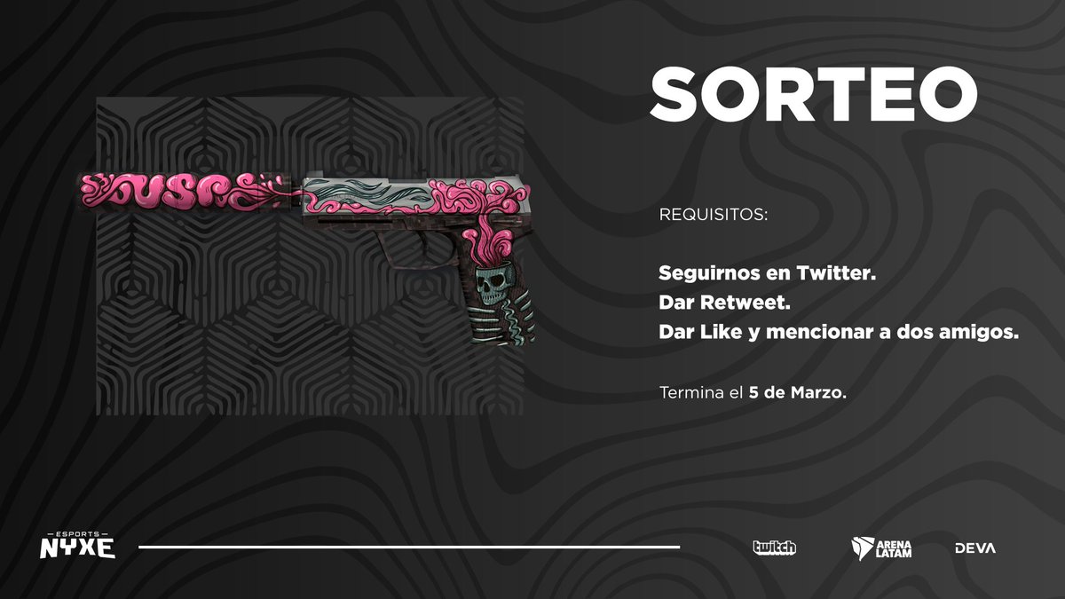 - Sorteo Mensual Mes de Marzo

¡Nuevamente regresamos con otro sorteo como les prometimos, ya ven que si cumplimos! 😎

USP  | Cortex MW

Éxitos a todos, recuerden hacer todos los requisitos, ya que en sorteos anteriores no cumplían con todos los requisitos. 

#ArenaLatam #sorteo